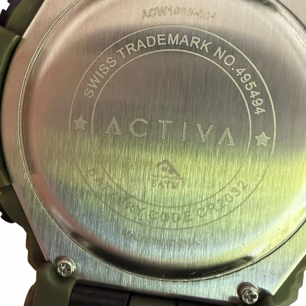 Activa X Invicta Digital Men's Watch - 56mm, Camouflage, ACW1968-001 - Picture 5 of 11